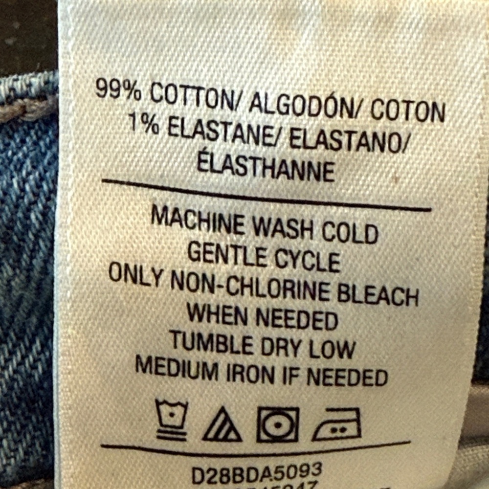 Joe’s Jeans High-Rise BTW Wide Leg Raw Hem Jeans Waist 28 - Picture 9 of 12